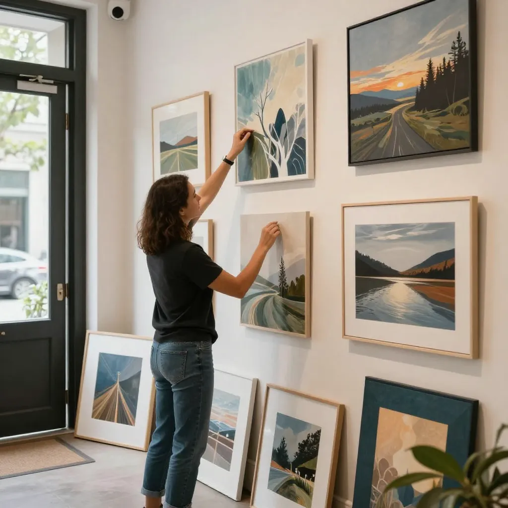 Minimalist office space